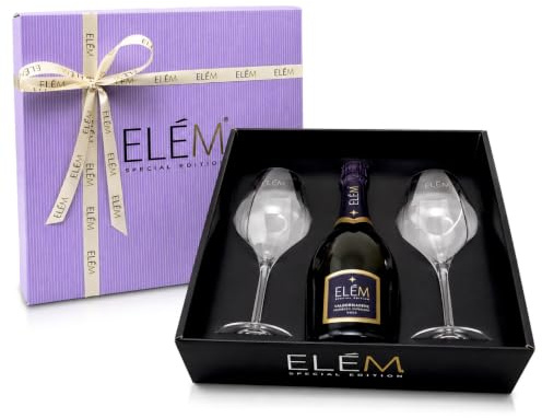 ELÈM Prosecco Valdobbiadene DOCG Superiore + 2 Bicchieri Premium Pack 1 X 750 ml