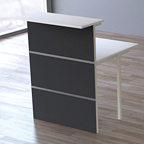 Schrank & Stuhl | Erweiterungselement für Empfangstheken | Verkaufstheken Surround - 80 cm Verlängerung-Modul, Anthrazit