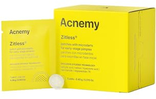 ACNEMY ZITLESS® - Parche Microdardos Antiacné, Pack 5 uds – Tratamiento Espinillas Internas con Retinol, Ácido Salicílico y Niacinamida, Reduce Granos Rápido y Discreto