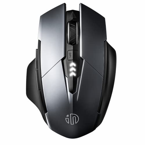 Wired Mouse, USB wired mouse with 6 Button Silent Click Ergonomic 1.5M USB Cable Computer Mouse Gaming Mice Silent Click 3200DPI Optical Mouse for PC Laptop(Grey)