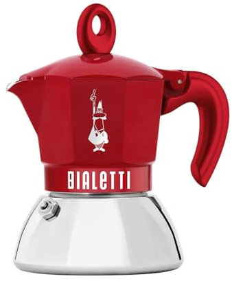 Bialetti Moka Exclusive Induzione Red Vintage (2 Tazze)
