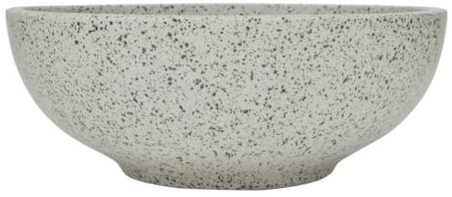 Waschbecken aus Keramik, Moderne Rund Aufsatzwaschbecken ohne Hahnloch und ohne Überlauf Waschschale Aufsatzbecken Waschtisch Handwaschbecken für Badezimmer, Grau Ø41x14 cm
