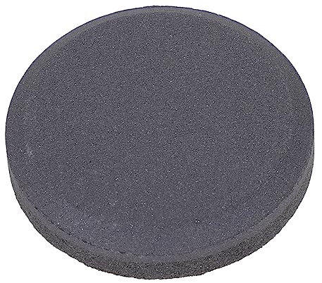 FOYTOKI Portable Double Sided Whetstone Round Sharpener Tool Silicon Carbide Sharpening Stone for Kitchen and Scissors