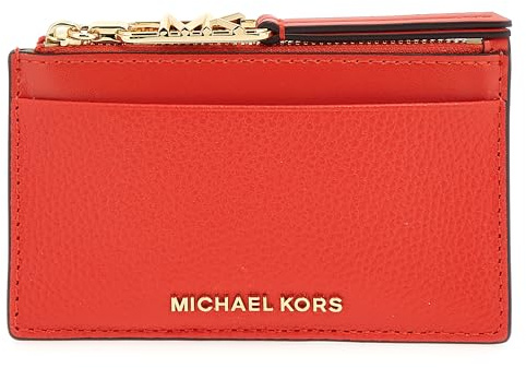 Michael Kors 32H3G8ED1L-847 SM ZIP CARD CASE Donna BURNT SIENNA Taglia TU