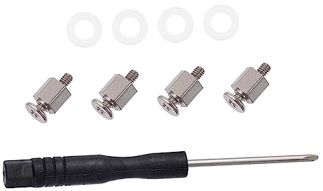 Mikikit M.2 Ssd Mounting Screw Kit Stainless Steel for Nvme Ngff Motherboard Installation Compatible with Desktop Computers and Gaming Systems