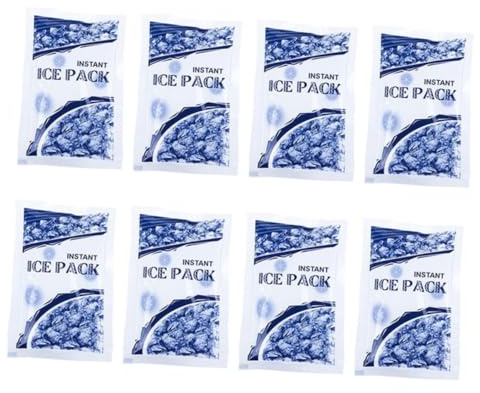 GARVALON 8stücke Kühlbeutel Eisbeutel Einmalgebrauch Kühlpacks Für Verletzungen Schnell Kühlend