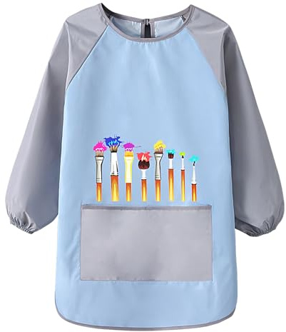 Générique Tablier Imperméable Art Et Cuisine - Design Ajustable Confortable Peinture Craft - Protection Taches Pour École Maison Jardinage Fête
