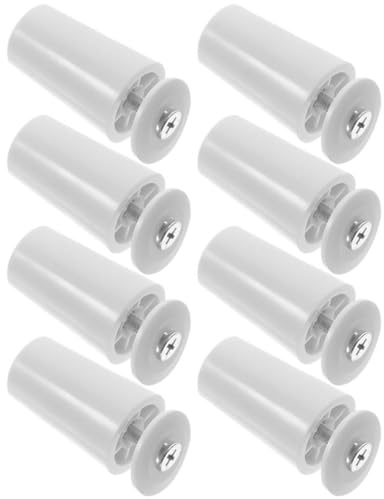 Remingtape 8pcs Weiße Jalousien Stopps für Fensterpuffer Stopper für Vorhang Jalousien Rolllöcher Roll -Up -Reparaturteile