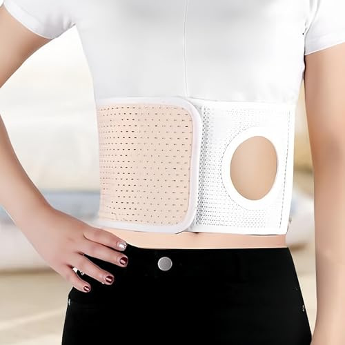 Stealth Stödbälte för Stomi, Justerbart Stomiband, Stomitillbehör för Kolostomi och Ileostomipåsehållare(X-Large)