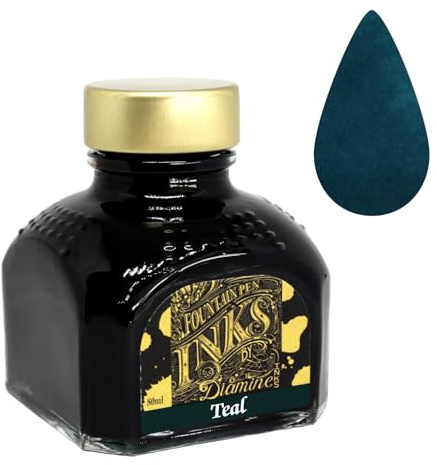 Diamine Füllfederhalter-Tinte, 80 ml, Türkis blaugrün