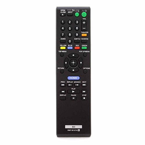 121AV - RMT-B107A Universal Replacement Remote Control for Sony Blu ray DVD Players