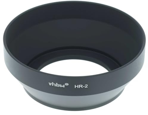 vhbw Gegenlichtblende für Objektiv | Rund, 8,5 cm, schwarz