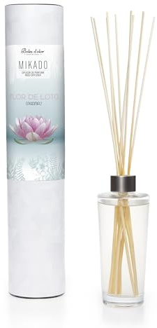 Boles d'olor Mikado Ambientador Difusor de Perfume para Hogar Flor de Loto 200 ml.