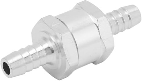 Clapet Anti-retour De Voiture Clapet Anti-retour à Sens Unique En Alliage D'aluminium Clapet Anti-retour De Pompe Universel Pour Carburant Essence Huile Essence Diesel Eau(8mm)