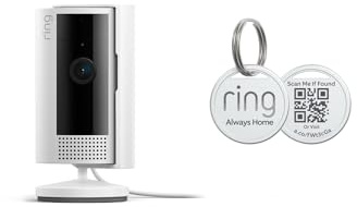 Ring Indoor Cam (2nd Gen), White with Ring Pet Tag