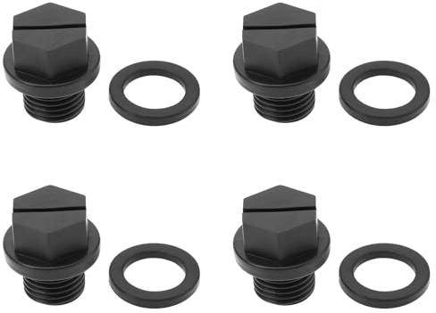 LT Easiyl 4 Stück Poolpumpen-Rohrstopfen Ablassstopfen mit Dichtungen Kompatibel mit Hayward SPX1700FG, Kompatibel mit Hayward SuperPump SP2600X 19,7 X 18,7mm Schwarz