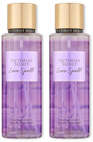 Parfümiertes Wasser Body Mist Neue Fraganzen Shimmer 250 ml (Love Spell, 2 Stück)