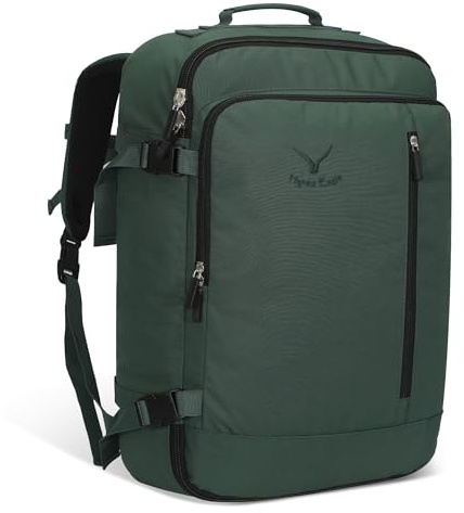 Hynes Eagle 38L Handgepäck Reiserucksack 50x33x20 Rucksack Handgepäck Flugzeug Travel Rucksack 17 Zoll Laptop Rucksack Daypack Backpack Kabinenrucksack Oliver Grün