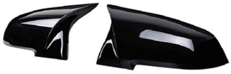 RAVTAKL Kompatibel Mit Für 3er F30 F31 320i 328i 330i 335i Limousine Touring Für 3er Gt 3Gt F34 Rückspiegel Seitenspiegel Gehäuseabdeckung Auto Spiegelkappen(Bright Black)