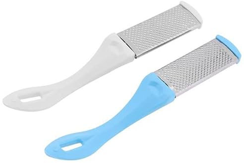 Ipetboom Doppelseitige Metallmatte Fußfeile Für Pediküre Effektiver Hornhautentferner Für Trockene Rissige Fersen Exfoliationstool Für Gesunde Haut Farbe Zufällig