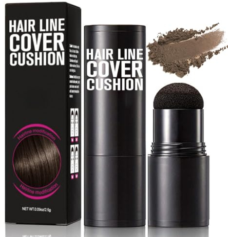 Hairline Shadow Powder - Instantly Cover Gray Roots - Touch-Up Powder for Thin Hair (Medium Brown, 2.5g)
