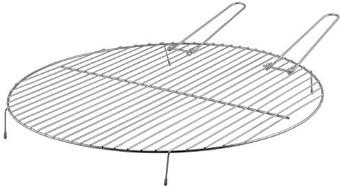 degawo Grillrost für Feuerschale Ø 52 cm aus Karbonstahl, klappbare Griffe, BBQ ideal