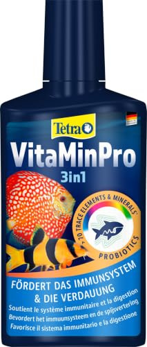 Tetra VitaMinPro 3in1 - Wasserpflegemittel, 250 ml Flasche | Probiotisches Wasserpflegemittel zur Verbesserung der Lebensbedingungen Aller Aquarienbewohner