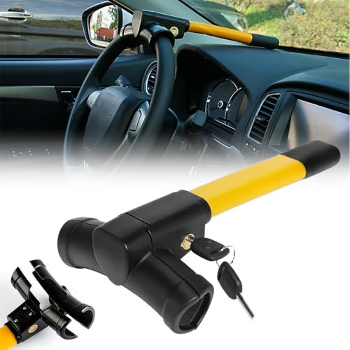 ZCZMAD Lenkradkralle, Lenkradschloss für Auto, Für BMW 1 3 4 Series X3 X4 X5 X6 X7 F40 F44 G20 G26 G01 G02 G21 G80 G07 I4 I3 Hohe Sicherheit Lenkradsperre, Lenkrad Wegfahrsperre, Einziehbares