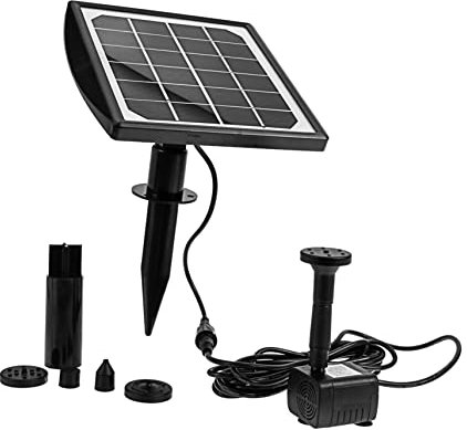 POPETPOP Springbrunnen Mit Solarpumpe Für Garten Und Teich Wetterfeste Outdoor Wasserpumpe Energiesparender Solarspringbrunnen Ohne Kabel Dekorative Solarteichpumpe Für Terrasse
