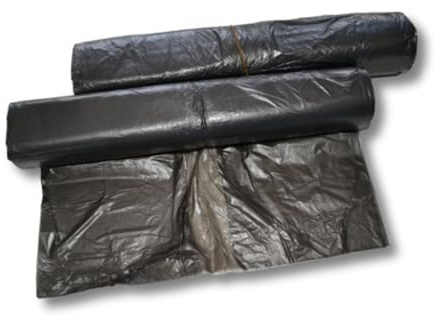 dm-folien Graue Müllbeutel 30 Liter I 1000 Stück I 500 x 600 mm I Hochwertige Müllsäcke ohne Zugband I HDPE-Mülltüten 5,5 my I Premium Abfallsäcke für Restmüll I stabil & reißfest