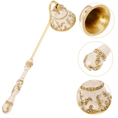 Didiseaon Antique Long Handle Candle Snuffer Zinc Alloy Candle Extinguisher Snuffer with Comfortable Grip