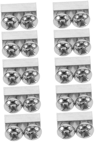 NUOBESTY 10pezzi Morsetto Fissaggio in Ferro Morsetto Regolabile Per in Fune Sicuro e Resistente Per Apparecchi Illuminazione