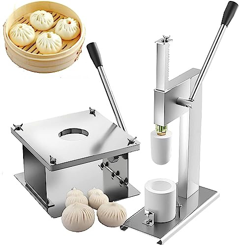 Machine de fabrication de petits pains manuelle, machine de fabrication de petits pains semi-automatique, 400-500pcs / h, pour grands petits pains à viande, petits pains au lait (Largefilmcup )