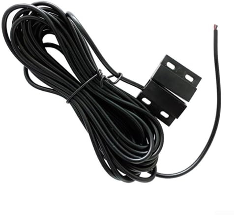YJDOORPLAY Magnetischer Reed-Schalter, normalerweise geschlossen, wasserdichter Sensor für Tür- und Fensteranwendungen, einschließlich Garage, Rollladen und Eisentüren (ohne Stecker)