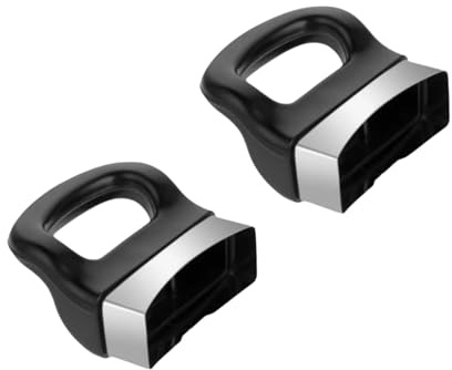 Cldaisy 2 asas de repuesto negras para ollas, mango de metal a presión, mango lateral universal para utensilios de cocina del hogar