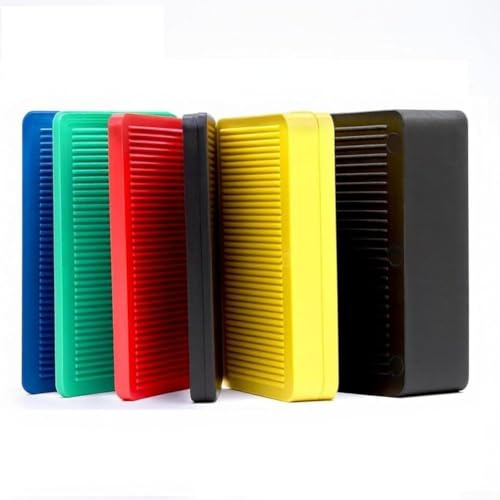 WheatThrive Cuñas de polipropileno para instalación de puertas y ventanas, 80 unidades, empacadoras de plástico codificadas por colores, cuñas de nivelación, espaciadores de acristalamiento, cuñas de
