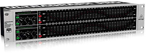 Behringer ULTRAGRAPH PRO FBQ3102 Equalizzatore grafico stereo a 31 bande audiophile con sistema di rilevamento feedback FBQ