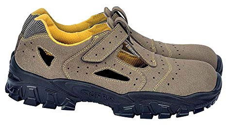 Cofra NT040-000.W37 NEW BRENTA S1 P SRC säkerhetssandaler, beige/orange, storlek 37
