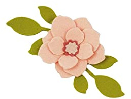Sizzix 661690 Bigz Stanze - Asiatische Blume von Debi Potter, Plastic/Wood/Steel, schwarz, 17.39 x 14 x 1.9 cm