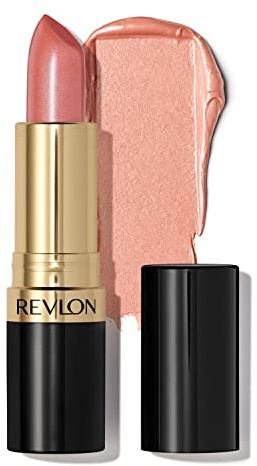 Revlon Super Lustrous Lipstick, Creamy Formula For Soft, Fuller-Looking Lips, Moisturized Feel, 405 Silver City Pink, 0.15 oz