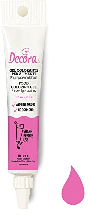 Decora 9600507 LEBENSMITTELFARBE GEL ROSA 14 G