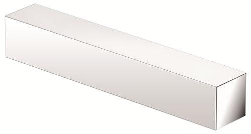 HEWI Reservepapierhalter verchromt (WC-Papierhalter System 100, Ersatzrollenhalter zur Wandmontage, Toilettenpapierhalter aus Metall, 122mm) 100.21.20040