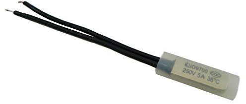 Aihasd KSD9700 5A 250V 35 Grado Celsius (N.O.) Normalmente aperto bimetallico Termostato Interruttore di controllo temperatura