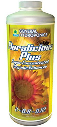 General Hydroponics Floralicious Plus Quart Plant Growth Stimulator Fertilizer