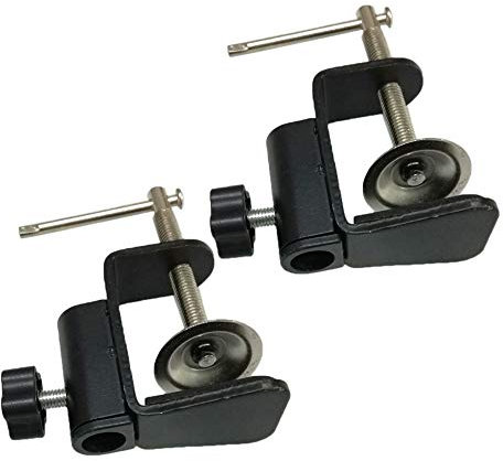 Lot de 2 Porte Micro, Pieds de Micro, Supports de Microphone pour Enregistrement de Studio en Ligne de Diffusion de Conversation