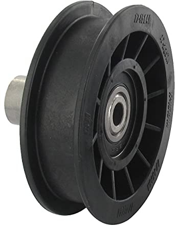 GREENSTAR - Poulie Tendeur À Gorge Plate Sur Roulement - Adaptable Pour Modèles AYP, FLYMO, HUSQVARNA, JONSERED, PARTNER CT131, CT141 - Remplace 179114, 532179114 - Ø Ext: 88,5mm - Ø Int: 9,8mm