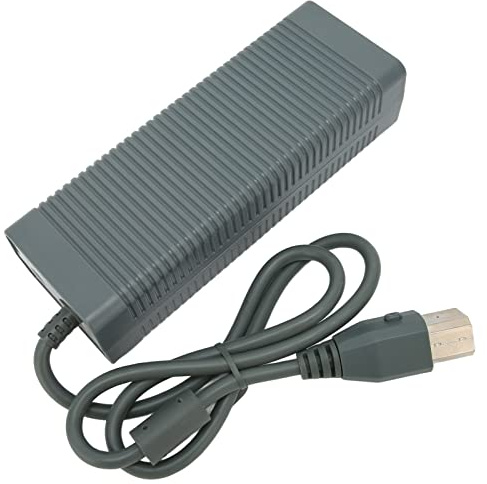 Adaptador de Alimentación de Consola de Juegos para Cargador de Host 360, Adaptador de Alimentación con Cable de Alimentación de 185‑265 V, Plug and Play.(EU)