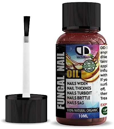 100% Natural Organic Extra Strong Anti Fungal Nail Treatment for Toenails, FUNGAL INFECTIONS, Nail Strengthener For Damaged Nails, Nail Repair, Healing And Soothing Effect On Nail Treatment 10ml