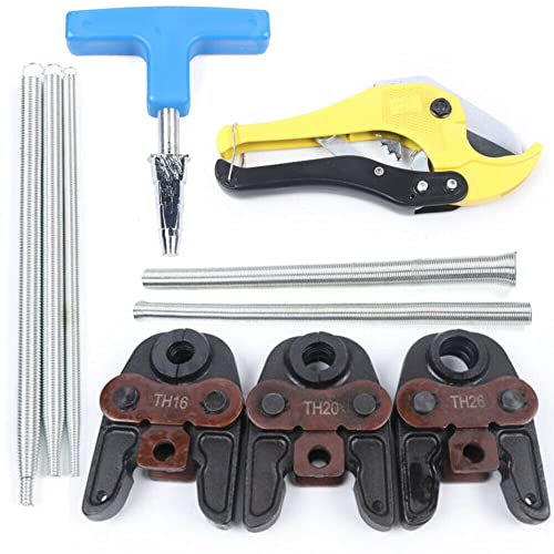 DSYOGX Kit d'outils de sertissage Sertisseuse Multicouche Nourrice Plomberie pour tubes en aluminium et plastique, tuyaux PEX, tuyaux PB, raccords en cuivre, contour TH TH16, TH20, TH26