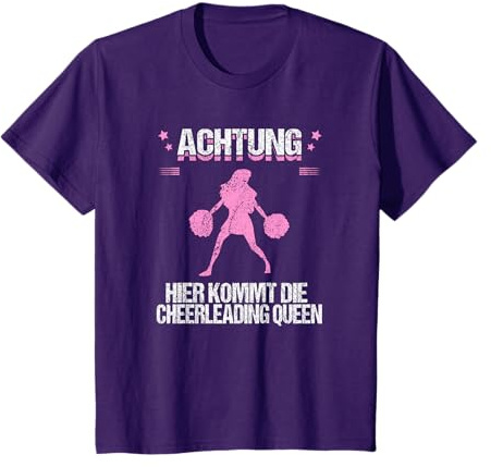 Cheerleading Cheerleader Damen Pompom Cheerleaden Mädchen T-Shirt